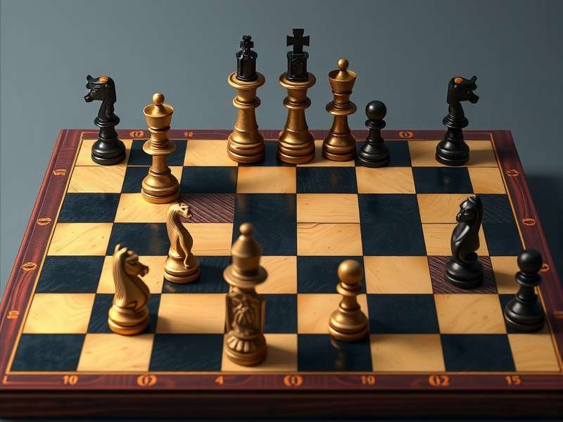 Noble Chess Game Board